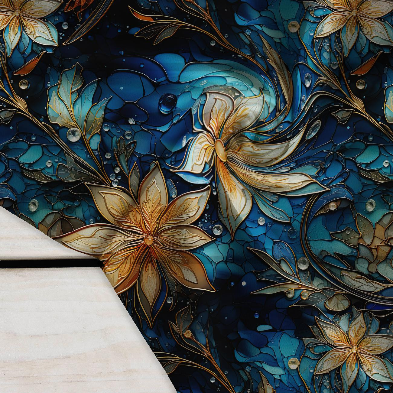 WINTER FLOWERS WZ.4 - Krepa