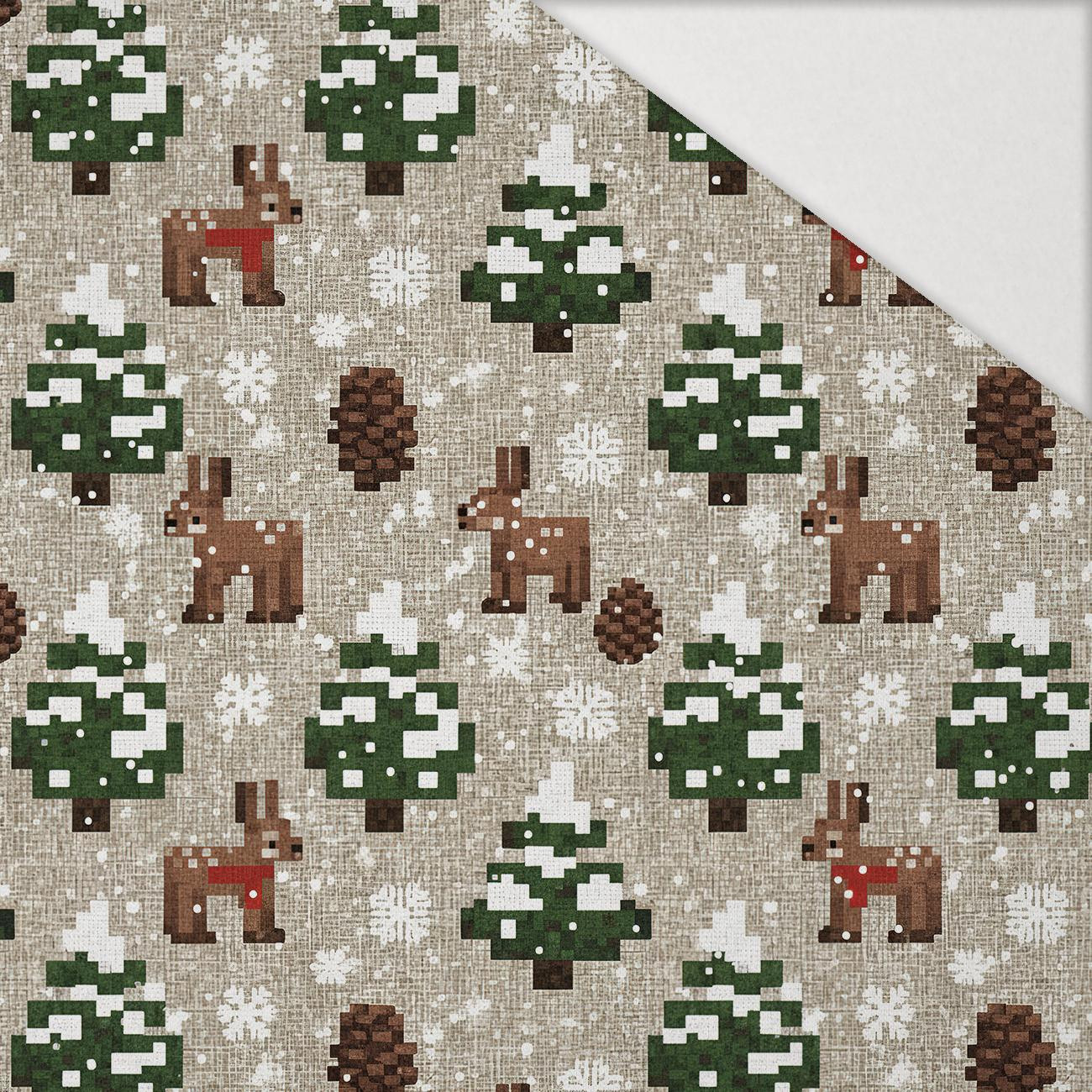 WINTER PIXEL WZ.1 - Hydrofobowa dzianina drapana 