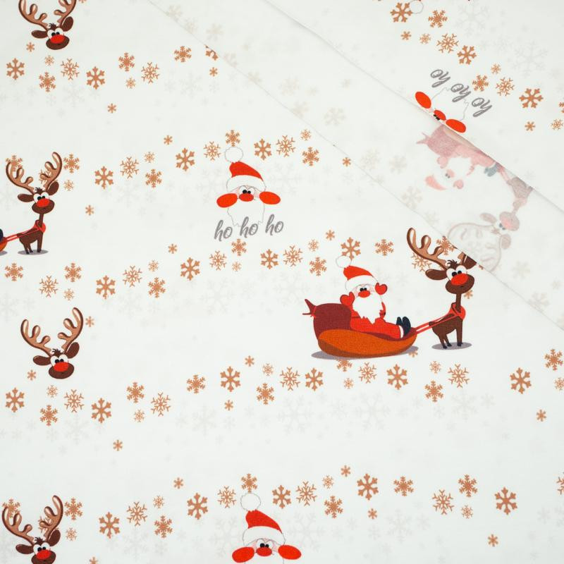 ZAPRZĘG MIKOŁAJA / biały - single jersey z elastanem TE210