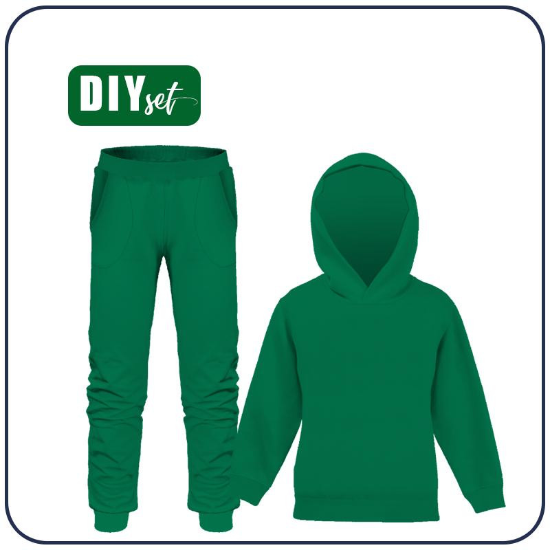 DRES DZIECIĘCY (OSLO) - B-27 - LUSH MEADOW / zielona - dzianina pętelkowa