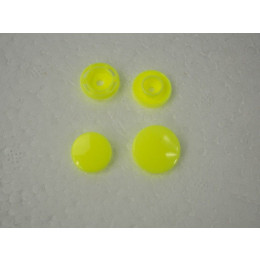 Napy KAM, zatrzaski plastikowe 14mm - NEONOWY ŻÓŁTY 10kpl