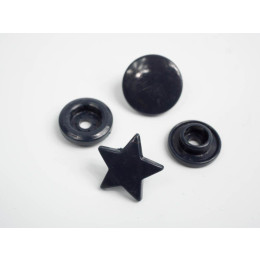 Napy KAM gwiazdka 12mm - navy 10kpl