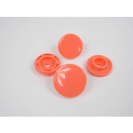 Napy KAM, zatrzaski plastikowe 14mm - łososiowy 10kpl