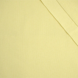 D-173 ŻÓŁTY (BUTTER YELLOW) - Dzianina prążkowana (ściągaczowa)