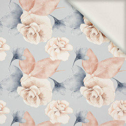 RETRO FLOWERS WZ. 4 - tkanina wiskozowa