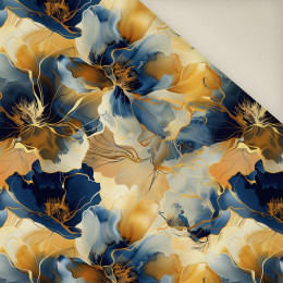 AUTUMN FLOWERS WZ.11- Welur tapicerski