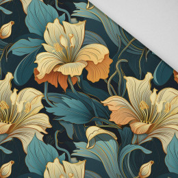 AUTUMN FLOWERS WZ.12- Slub Weave