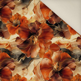 AUTUMN FLOWERS WZ.13- Welur tapicerski