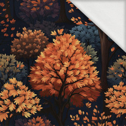 AUTUMN FOREST WZ. 1 - lekka dzianina drapana