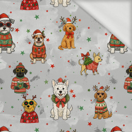 CHRISTMAS DOGS WZ. 1 - dresówka pętelkowa