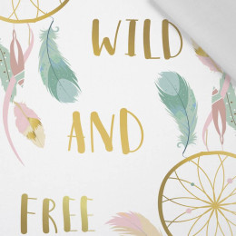 LISEK I ŁAPACZE SNÓW (WILD & FREE) - panel tkanina bawełniana