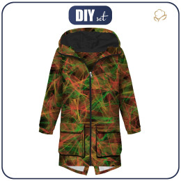 PARKA MĘSKA (TOM) - NEON SCRIBBLE wz. 1 - zestaw do uszycia