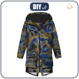 PARKA MĘSKA (TOM) - NEON SCRIBBLE wz. 3 - zestaw do uszycia