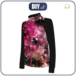 BLUZA ROZPINANA (MAX) - AKWARELOWA GALAKTYKA WZ. 9 - DIY set