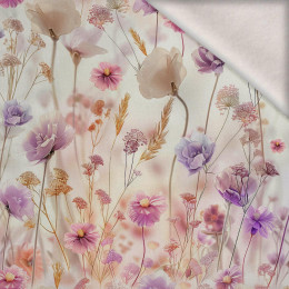 FLOWERS wz.10 - dzianina drapana z elastanem ITY