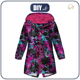 PARKA DZIECIĘCA (ARIEL) - FLORAL WZ. 9 - zestaw do uszycia
