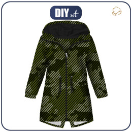 PARKA DZIECIĘCA (ARIEL) - MORO / PASY - zestaw do uszycia