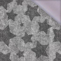 SZARE GWIAZDY / przecierany jeans (szary) - softshell
