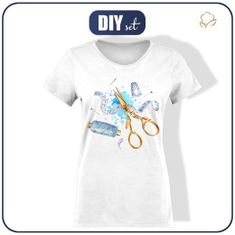 T-SHIRT DAMSKI - PRZYBORY KRAWIECKIE - zestaw do uszycia