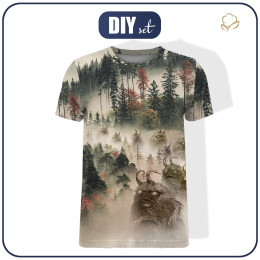 T-SHIRT MĘSKI - WĘDROWCY LOSU - zestaw do uszycia