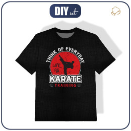 T-SHIRT SPORTOWY DZIECIĘCY - KARATE TRAINING - zestaw do uszycia