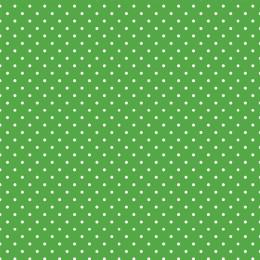 KROPKI BIAŁE / zielony ( GREEN )