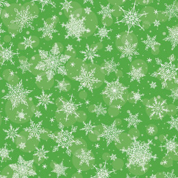 ŚNIEŻYNKI WZ.2 / zielony ( GREEN )
