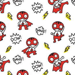 SUPERHERO / czerwony 