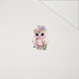 BABY OWL - PANEL (60cm x 50cm) Hydrofobowa dzianina drapana 