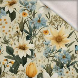 SPRING FLOWERS WZ. 3 - dzianina drapana z elastanem ITY