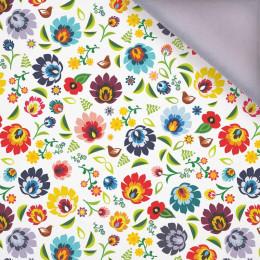 FOLK ŁOWICKI MINI / biały - softshell