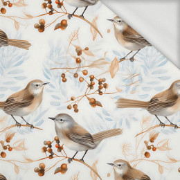PASTEL BIRDS WZ. 1 - dresówka pętelkowa