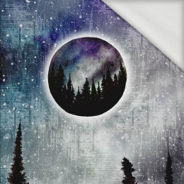 ZORZA POLARNA (GALAXY) - panel panoramiczny dzianina pętelkowa (60cm x 155cm)