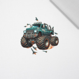 MONSTER TRUCK WZ. 2 - PANEL (60cm x 50cm) tkanina bawełniana