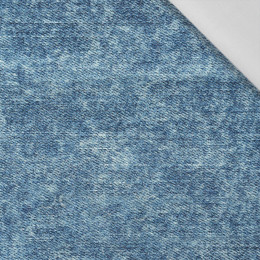 PRZECIERANY JEANS (Atlantic Blue) - tkanina bawełniana