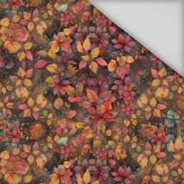 BOHO LEAVES WZ. 2 - tkanina szybkoschnąca