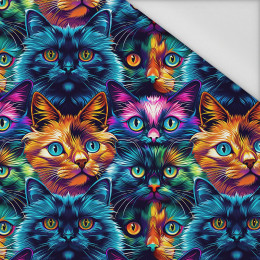 COLORFUL CATS - tkanina wodoodporna