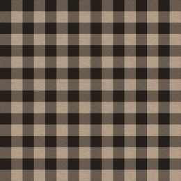 KRATA VICHY - MELANŻ BEŻOWY/ GREIGE