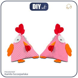Kurki - KROPKI / RÓŻOWY