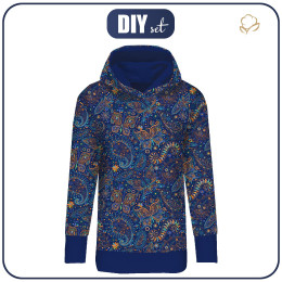 BLUZA DAMSKA (MEGI) - MOTYLKI ETNO - zestaw do uszycia