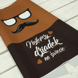 NAJLEPSZY DZIADEK NA ŚWIECIE - panel tkanina wodoodporna PL