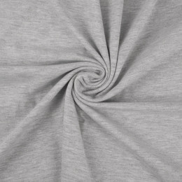 Singiel Jersey 100% bawełna 180g - MELANŻ JASNOSZARY (LIGHT GRAY)