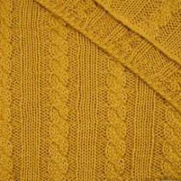 KOCYK (WARKOCZ) / musztardowy M - panel dziany
