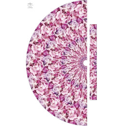 PINK PARADISE WZ. 2 - panel na spódnicę "MAXI"