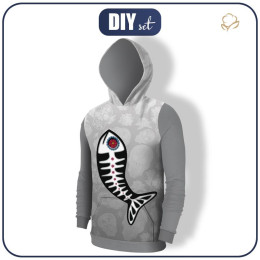 MĘSKA BLUZA Z KAPTUREM (COLORADO) - RYBA PABLO (DIA DE LOS MUERTOS) - zestaw do uszycia