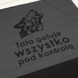 TATA GOTUJE WSZYSTKO POD KONTROLĄ - panel fartuszek tkanina wodoodporna PL 15% 