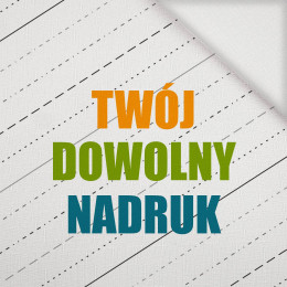 MATERIAŁ Z WŁASNYM NADRUKIEM - Tkanina na obrusy