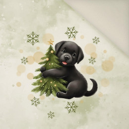 WINTER ANIMALS wz.10 - panel (60cm x 50cm) - Welur tapicerski