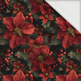 WINTER FLOWERS WZ.18 - dzianina pętelkowa z elastanem ITY