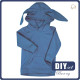 BLUZA DZIECIĘCA BUNNY (PARIS) - B-26 - RIVERSIDE / niebieski pudrowy - dzianina pętelkowa
